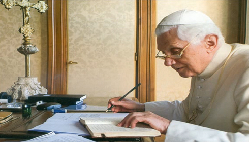 The Pope writes