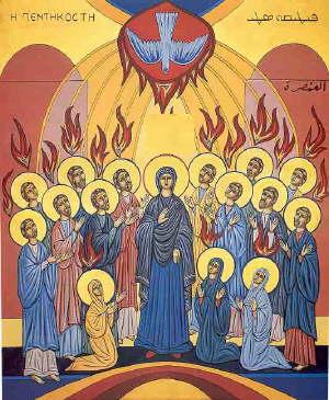 apostles at pentecost