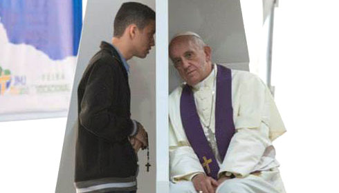 pope confesses